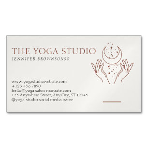 Ivory Stars Energiläkning Reiki Master Magnetiska Visitkort