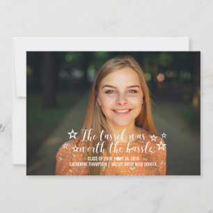 Ivory Tassel Worth Hassle Photo Studenten Meddelande