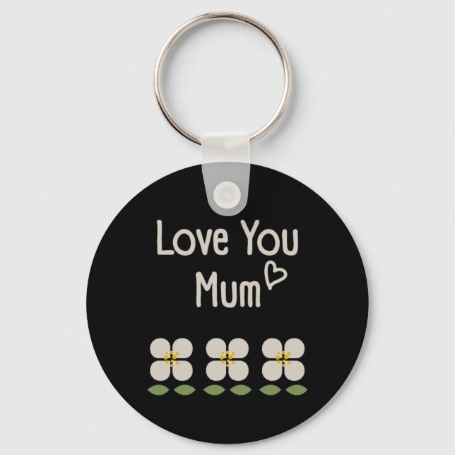 IVORY VINES - Botaniska Nyckelringen Mors dag Nyckelring (Framsida)