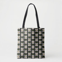 IVORY VINES - Cute Blommigt Print Togo Bag Tygkasse