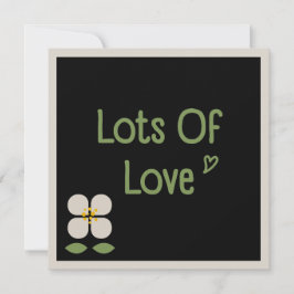 IVORY VINES - Inbjudningskort för Blommigt i Mors