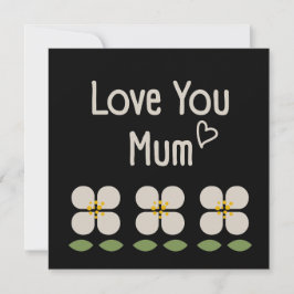 IVORY VINES - Inbjudningskort för Blommigt i Mors