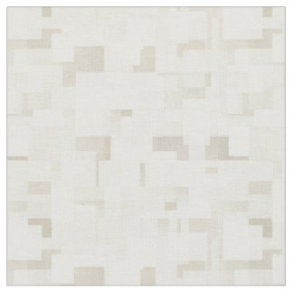 Ivory & White Abstrakt Tyg