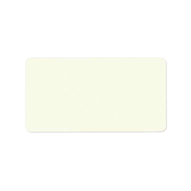 Ivory White Adressetikett (Framsidan)