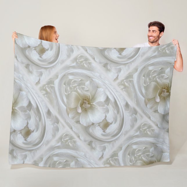 Ivory White Fleecefilt (På plats)