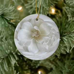 Ivory White Julgransprydnad Keramik