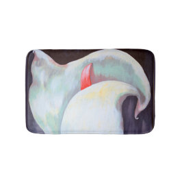 Ivory White Orchid med Lilac Lemon Hues Badrumsmatta