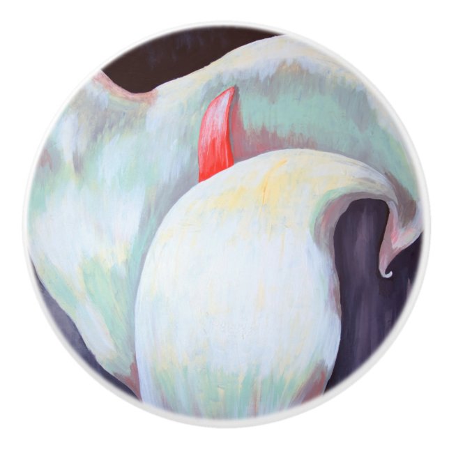 Ivory White Orchid med Lilac Lemon Hues Knopp (Framsidan)