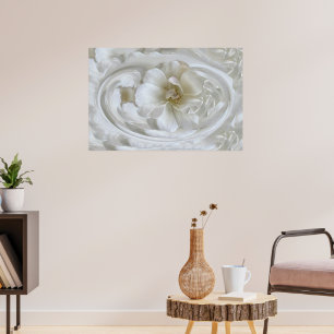 Ivory White Poster