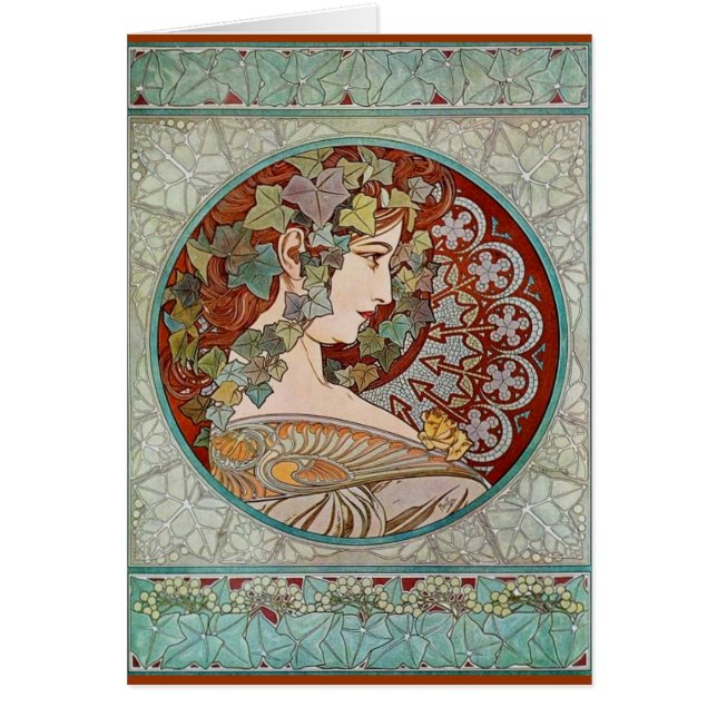 IVY 1901 HÄLSNINGSKORT (Framsidan)