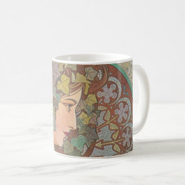 Ivy - Alphonse Mucha Kaffemugg