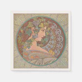 Ivy - Alphonse Mucha Pappersservett