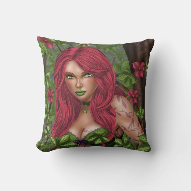 Ivy, den giftiga flickan kudde (Framsida)