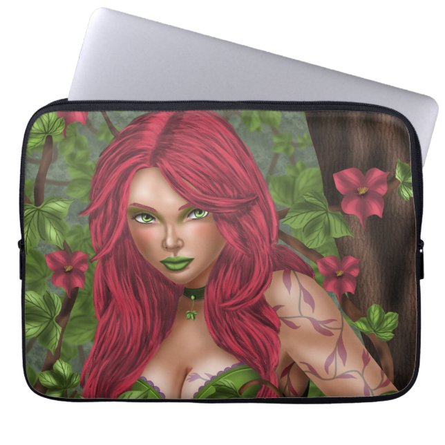 Ivy, den giftiga flickan laptop fodral (Framsidan)