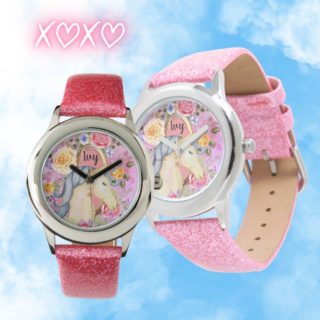 IVY - Girls Named Unicorn Dreams Personlig Armbandsur (Skapare uppladdad)