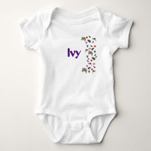 Ivy, Girls Namn med Australian Wildlife T Shirt