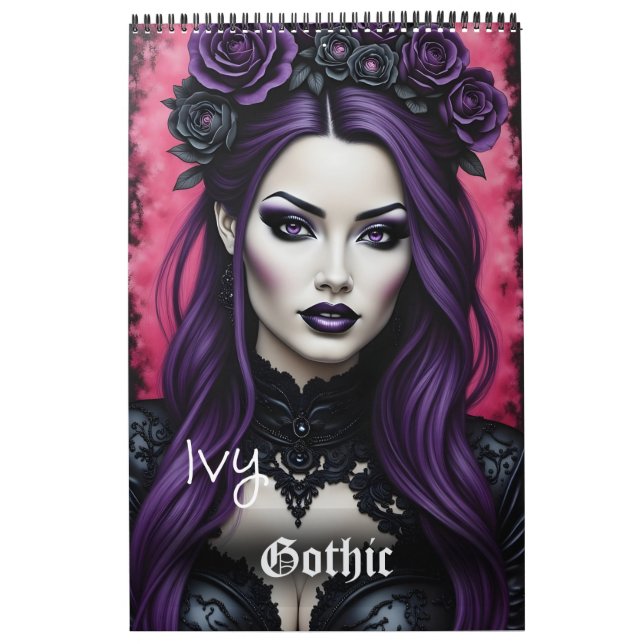 Ivy Gothic Mode Collectable Art Calendar Kalender (Omslag)