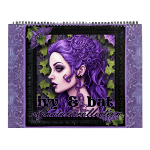 Ivy och Fladdermus Namnteckning samlingskalender Kalender