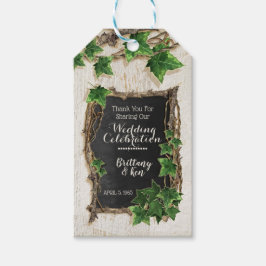 Ivy och Willow Bröllop Presentetikett