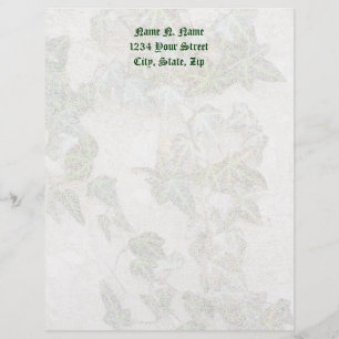 Ivy på Träd Letterhead Stationery Brevhuvud