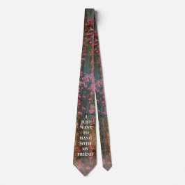 Ivy på träd med Motto      -   Neck Tie Slips
