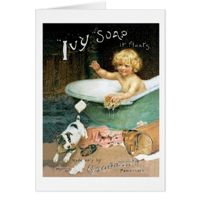 Ivy Soap Hälsningskort (Framsidan)