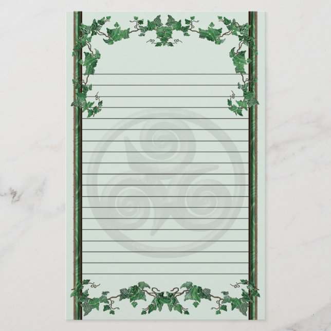 Ivy Triskel Lining Brevpapper (Framsida)