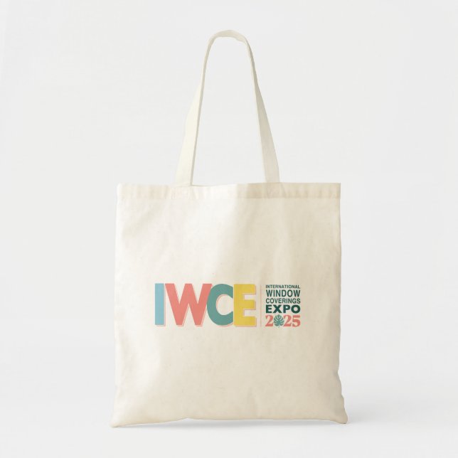 IWCE 2025 Canvas Tote Bag Tygkasse (Framsidan)