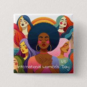 IWD Den 8 mars är kvinnodagen i Internationell Knapp