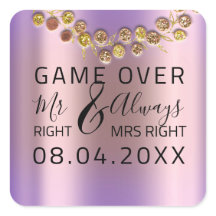ìWedding Höger Mrs Höger Game over Wandeans
