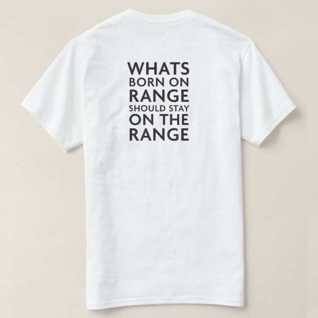 IWHA T-Shirt Uni-sex-storlek (Design baksida)