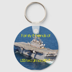 iwo, familj & vänner av, USS Iwo Jima LHD-7 Nyckelring