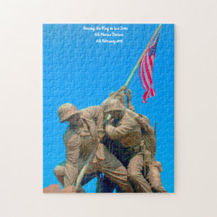 Iwo-Jima 5:e marindivision 5/02/1945 Pussel