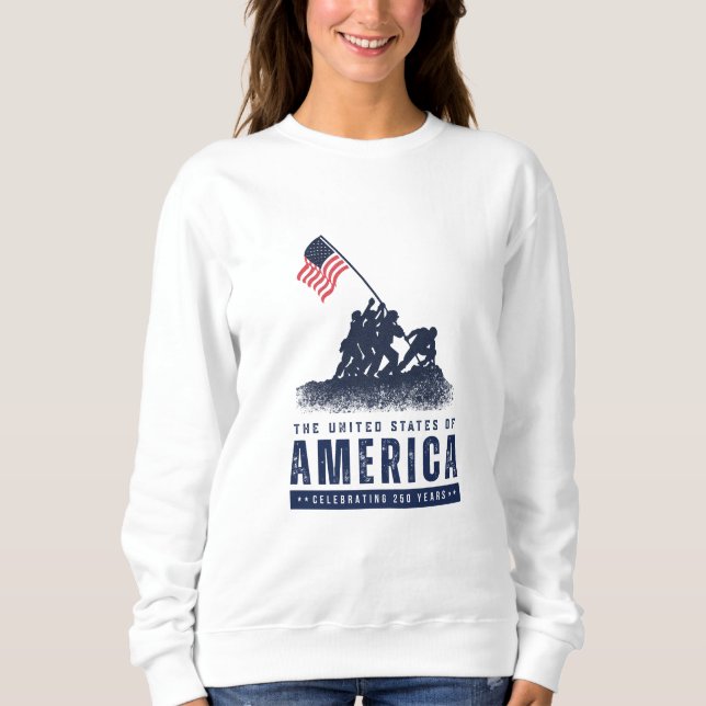 Iwo Jima Amerika 250 T Shirt (Framsida)