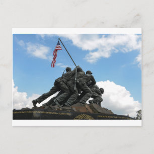 Iwo Jima Memorial i Washington DC Vykort