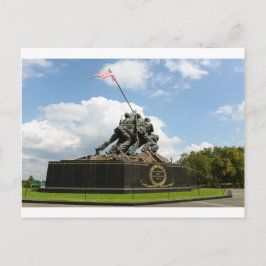 Iwo Jima Memorial i Washington DC Vykort