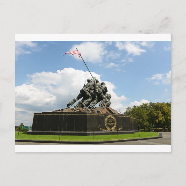 Iwo Jima Memorial i Washington DC Vykort (Framsida)