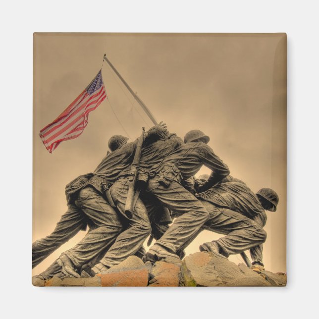 IWO JIMA MEMORIAL MAGNET (Framsidan)