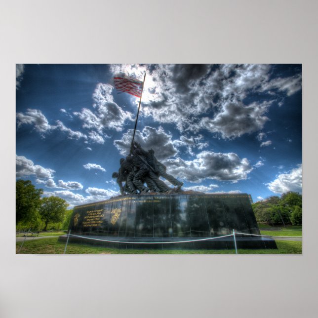 Iwo Jima Memorial Poster (Framsidan)