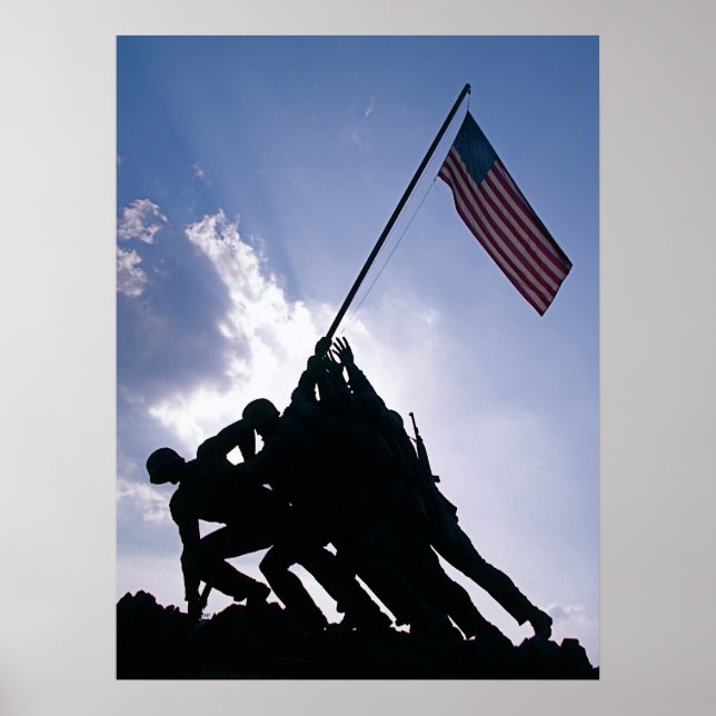 Iwo Jima Memorial Poster (Framsidan)