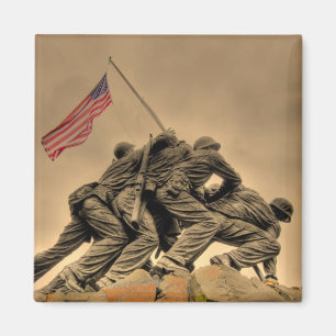 IWO JIMA MINNESMÄRKE MAGNET