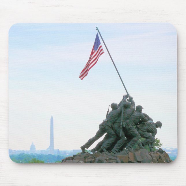 Iwo Jima-minnesmärket Washington DC Musmatta (Framsidan)
