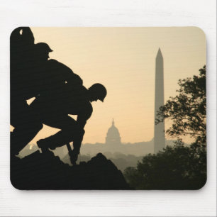 Iwo Jima morgon Mousepad Musmatta