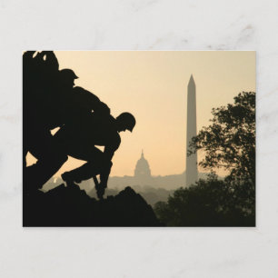 Iwo Jima Morgonvykort Vykort