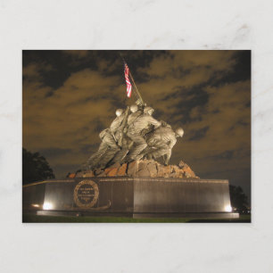 Iwo Jima på Nattvykort Vykort