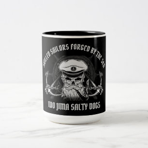 IWO JIMA SKILLED SAILORS/SALTY HUNDAR Två-Tonad MUGG