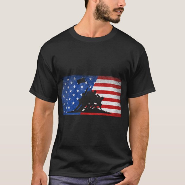Iwo Jima T Shirt (Framsida)