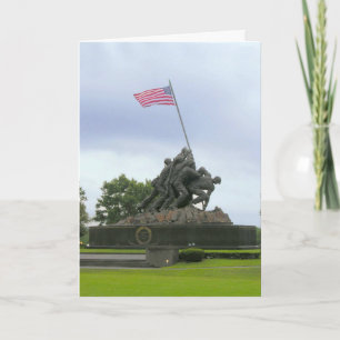 Iwo Jima, veteranens dagskort Tack Kort
