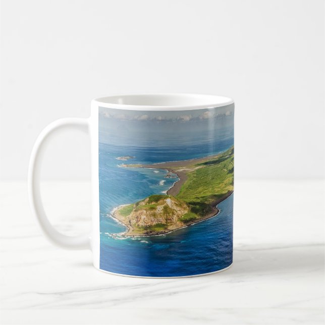Iwo till Iwo Jima Island Kaffemugg (Vänster)