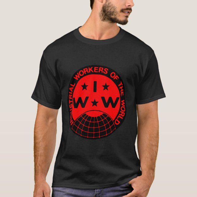 IWW-Logotyp, Wobblies - One Big Union T-Shirt (Framsida)